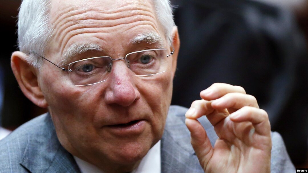 FILE - Germany's Finance Minister Wolfgang Schaeuble