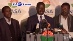 VOA60 AFIRKA: Dan Takarar Shugaban Kasa Na Jam’iyyar Adawa Ya Ki Amincewa Da Sakamakon Zaben Kenya