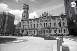 El Gran Templo Masónico de Filadelfia se encuentra situado junto a la Plaza del Ayuntamiento. Ha sido un atractivo y visita obligada para los que han llegado por años a esta ciudad. [Foto tomada el miércoles 27 de mayo de 2020]