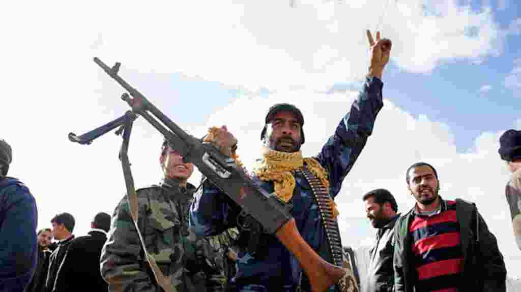Opposition forces are now in control of much of eastern Libya, February 23, 2011. (VOA Photo/E. Arrott)