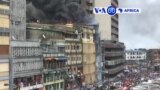 Manchetes Africanas 5 Novembro: Bombeiros nigerianos combatem incêndio no Mercado do Balogun