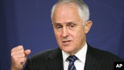 Thủ tướng Úc Malcolm Turnbull.