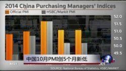 中国10月PMI创5个月新低
