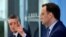 German Health Minister Jens Spahn speaks next to the head of the Robert Koch Institute for disease control Lothar Wieler, during a news conference on the coronavirus situation in Germany, in Berlin, April 17, 2020. 