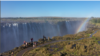 Aerial view of one of the seven wonders of the world, Victoria Falls, June 24, 2019. (C. Mavhunga/VOA)