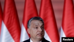 FILE - Hungarian Prime Minister Viktor Orban.