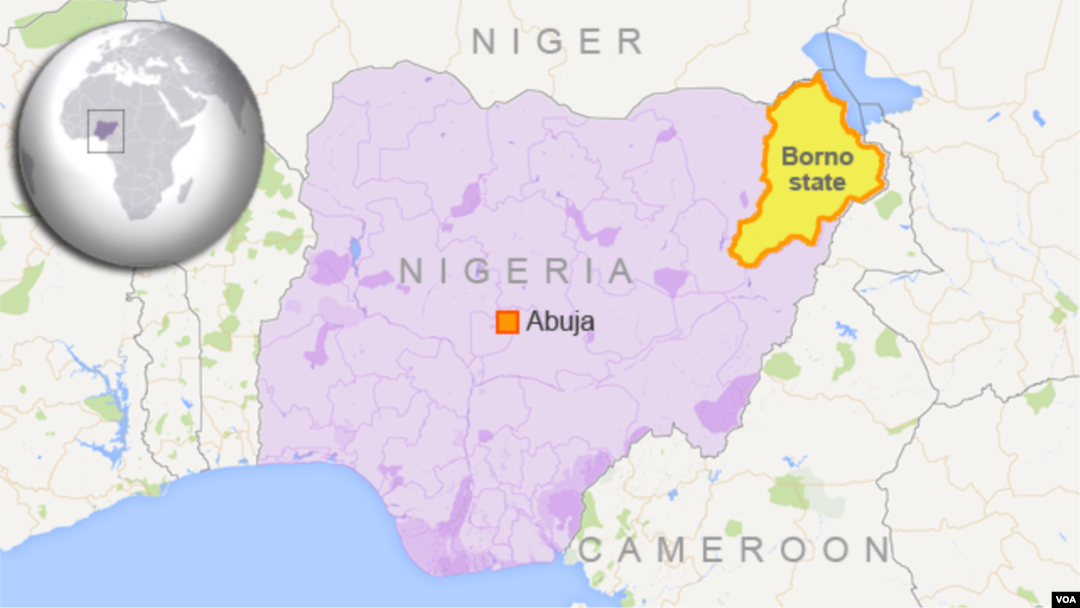 Negara bagian Borno di Nigeria
