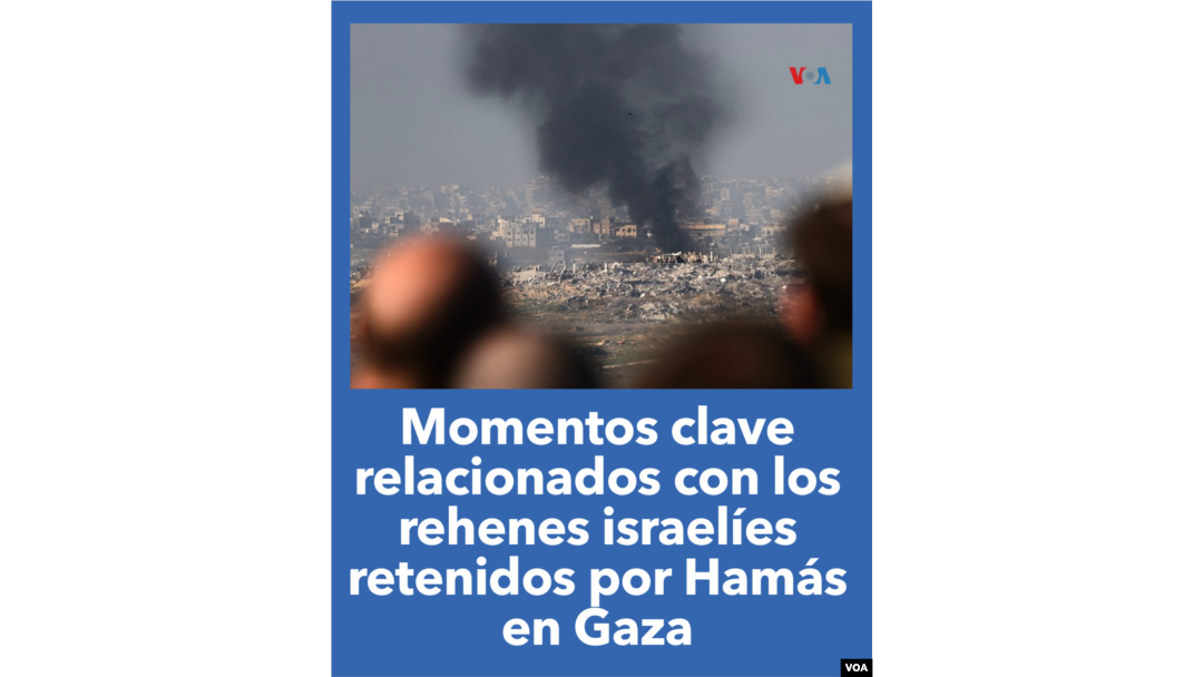 En Fotos | Momentos clave sobre los rehenes israelíes retenidos por Hamás en Gaza