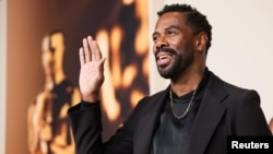 El nominado al Oscar a Mejor Actor, Colman Domingo, asiste a la recepción de la Academia de las Artes y Ciencias Cinematográficas para los nominados a la 97ª edición de los Premios Oscar en Los Ángeles, el 25 de febrero de 2025.