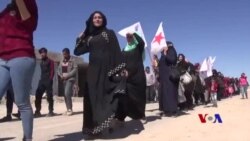 Li Bajarê Holê Xwepêşandanên Piştgiriyê ji bo Efrînê