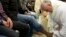 Pope Francis washes the foot of a prisoner at Casal del Marmo youth prison in Rome, Italy, Mar. 28, 2013.
