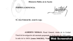 Nisman accusation