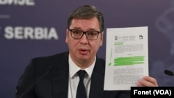 Predsednik Srbije Aleksandar Vučić na vanrednoj konferenciji za novinare o Rio Tintu (Fonet)