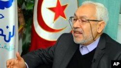 Rachid Ghannouchi, leader of the Tunisian moderate Islamist Ennahda party, Feb. 11, 2013