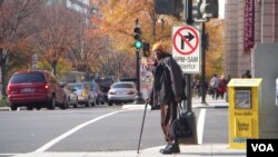 Kevin James, tunawisma penghuni taman kota Washington DC, berharap dapat segera mendapat tempat tinggal permanen lewat Pathway to Housing.