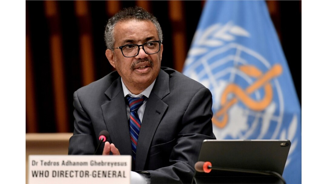 Direktur Jenderal Organisasi Kesehatan Dunia (WHO), Tedros Adhanom Ghebreyesus menghadiri konferensi pers di Jenewa. (Foto: dok).