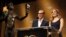 Actors Clark Gregg and Sasha Alexander announce nominees for the 20th Annual Screen Actors Guild Awards at Pacific Design Center's Silver Screen theater in West Hollywood, California, Dec. 11, 2013. 