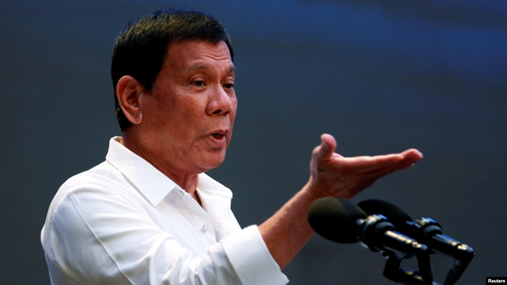 Cựu Tổng thống Philippines Rodrigo Duterte.