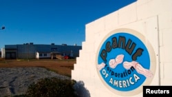 Bangunan pabrik Peanut Corporation of America di Blakely, Georgia, 2009, yang sekarang ditutup. 