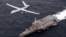 미군 MQ-9 '리퍼' 무인 항공기(UAV·드론)가 태평양에서 전투함과 함께 기동하고 있다. (자료사진=미 해군 제공)
