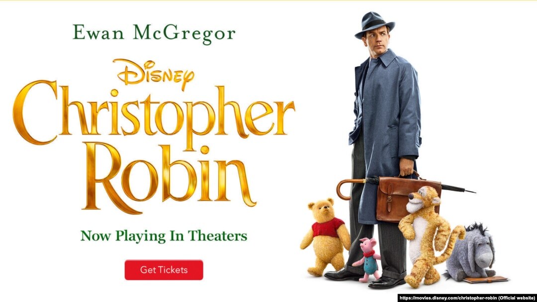 Film "Christopher Robin" dilarang di China karena tokoh utamanya "Winnie the Pooh" adalah ejekan bagi Presiden Xi Jinping (ilustrasi). 