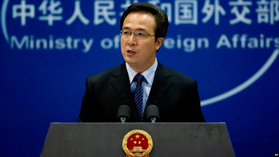 Juru bicara Kementerian Luar Negeri China, Hong Lei menegaskan dukungan Beijing bagi solusi damai di Suriah (foto: dok). 