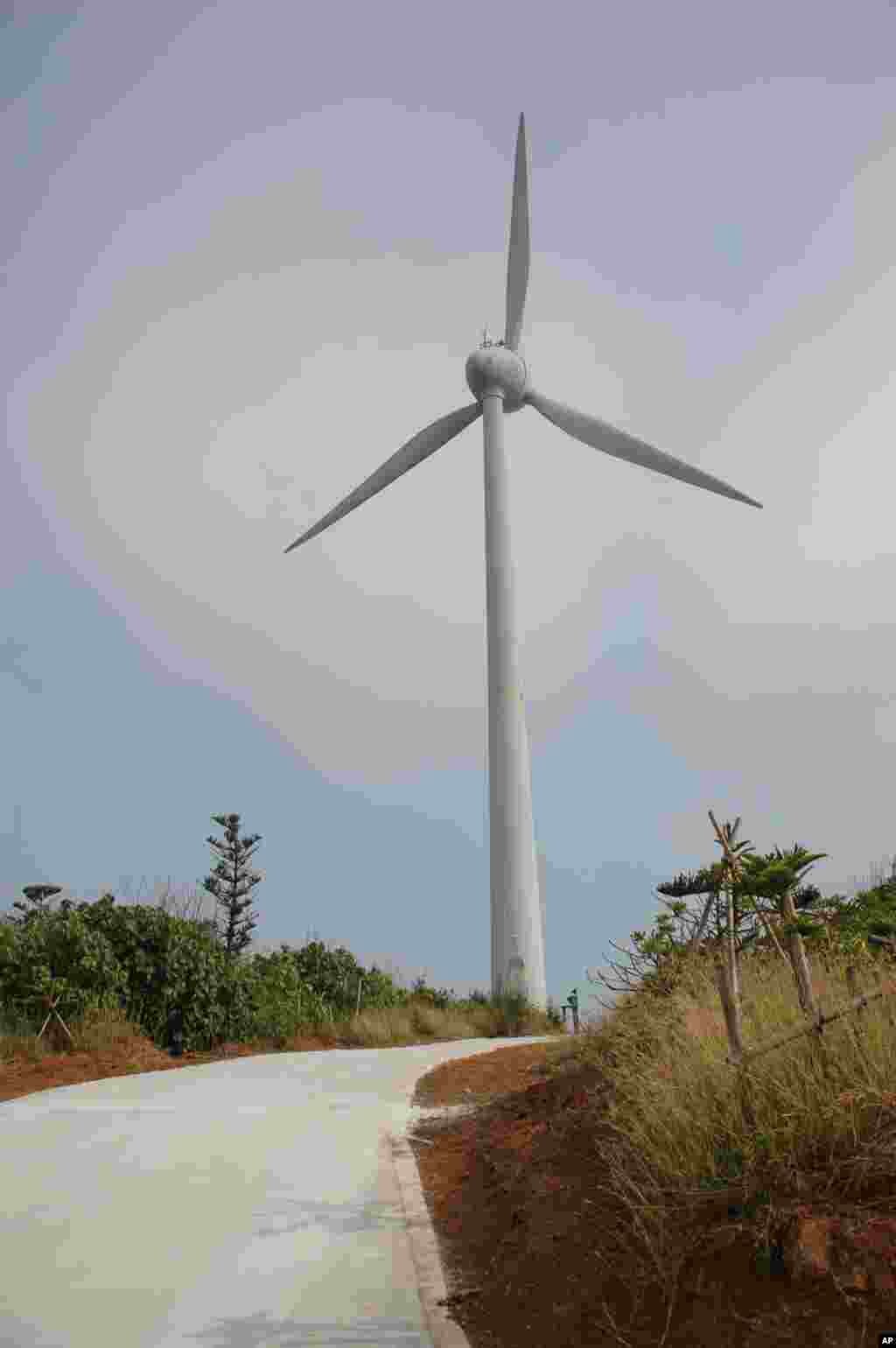 中屯风力园区的风力发电站