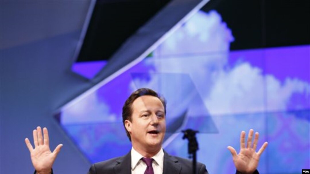 Perdana Menteri Inggris David Cameron (Foto: dok).