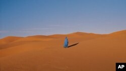 "Blue in the Sand" Sahara, Morocco