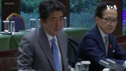 日本首相安倍：東海局勢不穩日中關係無法改善