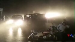 Tempêtes de sable en Inde (vidéo)