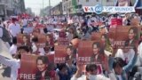 Manchetes mundo 22 Fevereiro: Mianmar - Manifestantes voltaram às ruas desafiando a ameaça da Junta do uso de força letal