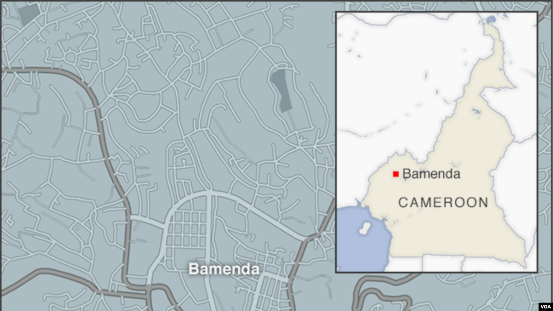 Ikarata y'aho igisagara ca Bamenda Giherereye 
