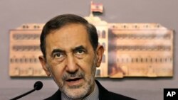 Ali Akbar Velayati, ancien ministre des Affaires étrangères de l'Iran, Beyrouth, Liban, le 18 mai 2015. 