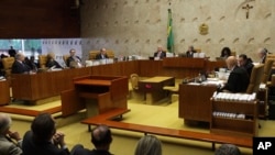 Supremo Tribunal Federal em sessão (Foto de Arquivo)