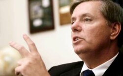 El senador republicano por Carolina del Sur, Lindsay Graham, en foto de archivo.