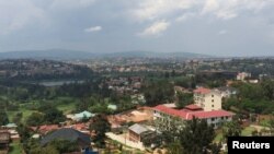 Vue sur la capitale du Rwanda, Kigali, le 26 mars 2014.