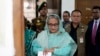 FILE - Perdana Menteri Bangladesh Sheikh Hasina di Dhaka, Bangladesh, 7 Januari 2024. (Altaf Qadri/AP)