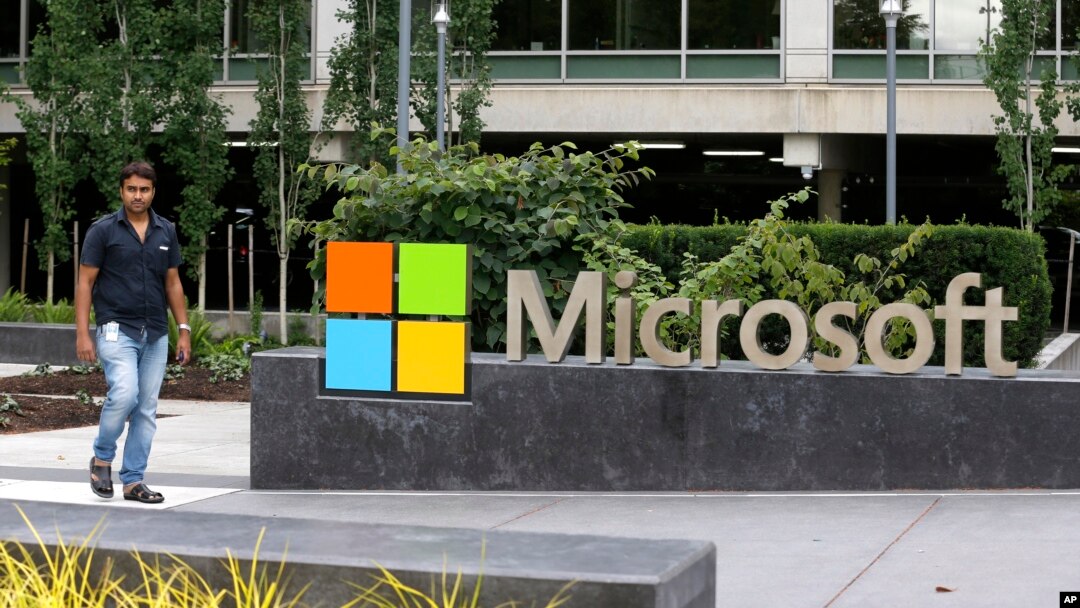 Trụ sở công ty Microsoft ở Redmond, Washington, ngày 3/7/2014.