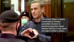 U.S. Concerned Over Navalny's Sentencing