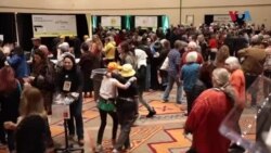 ضرورت مندو خلکو سره د خوراکي د مرستې دپاره په غرض په امریکا کې د سوب یا د یخنۍ پخولو یوه مقابله وشوه 