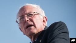 FILE - Bernie Sanders, shown in May 2015, is an independent senator who sought the Democratic Party's nomination for president. 