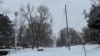 Vista de Omaha, Nebraska, Estados Unidos, el martes 18 de febrero de 2025 cubierta por la nieve. Foto: VOA