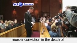 VOA60 Africa - Pistorius Denied Right to Appeal Murder Conviction