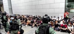 Hong Kong police arrested dozens of protesters on May 27, 2020. (Photo courtesy of Hong Kong Police Facebook)