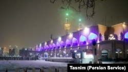 بارش برف در مشهد