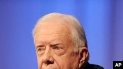 Former US President Jimmy Carter (file photo)