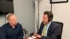 Former White House Press Secretary Sean Spicer is being interviewed by VOA White House bureau chief Steve Herman, in Arlington, Virginia, June 17, 2019.