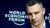 Vitalij Kličko u obraćanju Svetskom ekonomskom forumu u Davosu (Foto: Reuters/Arnd Wiegmann)