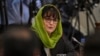 FILE - Deborah Lyons, head of the U.N. Assistance Mission in Afghanistan, attends a Joint Coordination and Monitoring Board meeting at the Afghan presidential palace in Kabul, July 28, 2021.